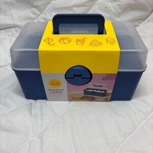 NWT S'mores Caddy by Sun Squad Navy Blue includes removable tray! Summer fun